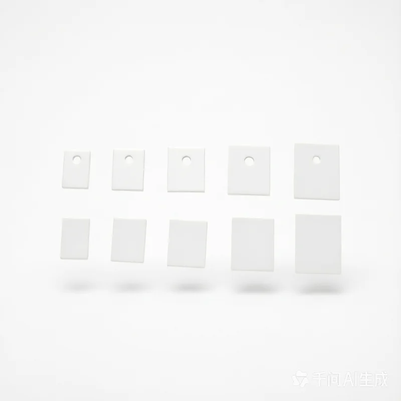 99% Alumina Ceramic Thermal Pad, Insulating Heat Sink Sheet for TO-220/TO-247/TO-3P Power Transistors