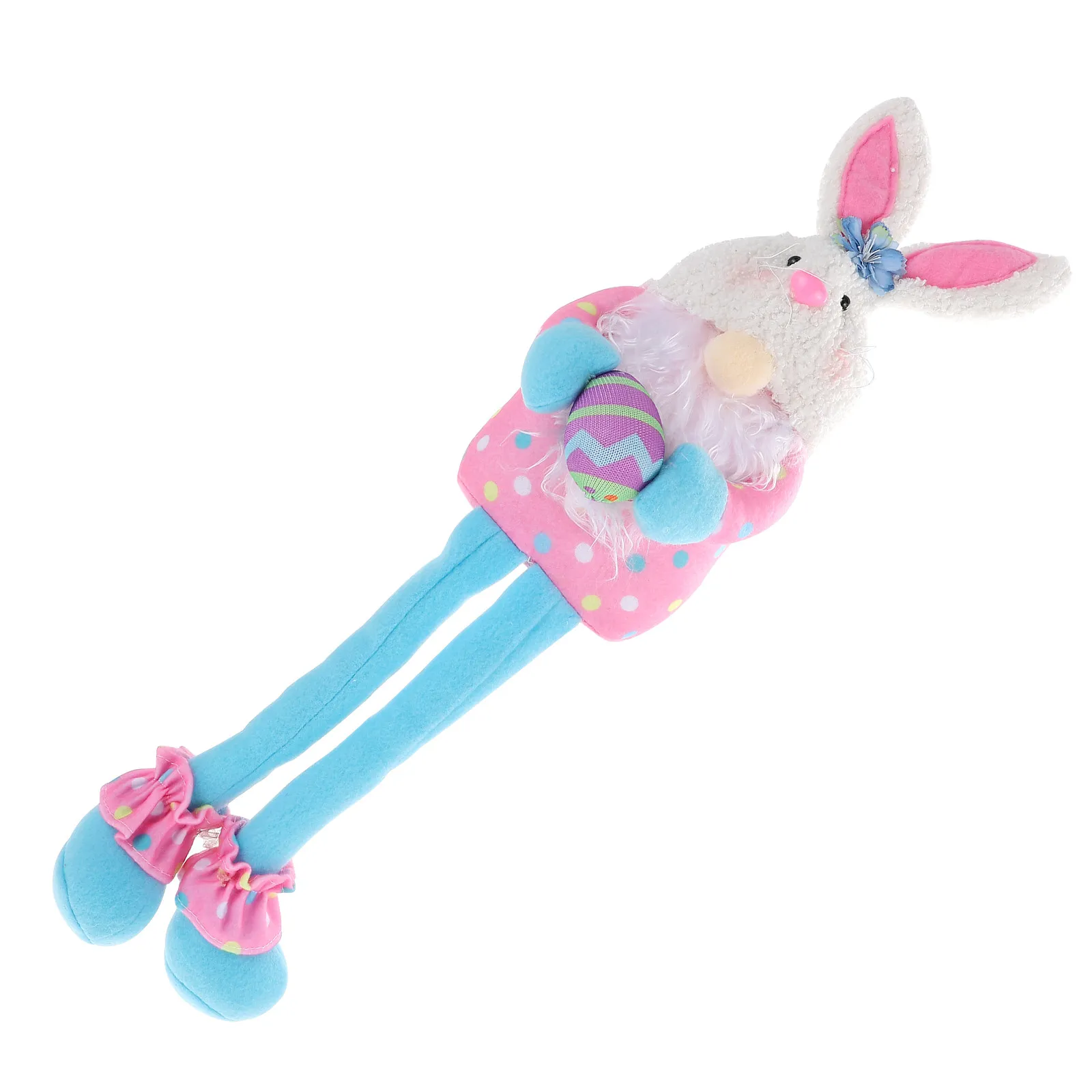 

1Pcs Long-Legged Rabbit Ornament Cute Stuffed Bunny for Photo Prop Party Decoration Warm Atmosphere Window Shelf Display Unique