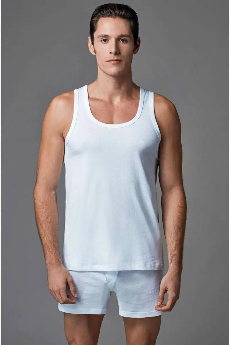 Eros Male Cotton Undershirt 2li