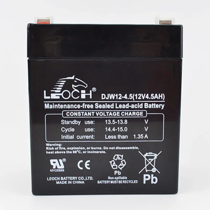 Car roof emergency power battery Lishi battery 12V DJW12-4.5AH suitable for Giant Tongli elevators