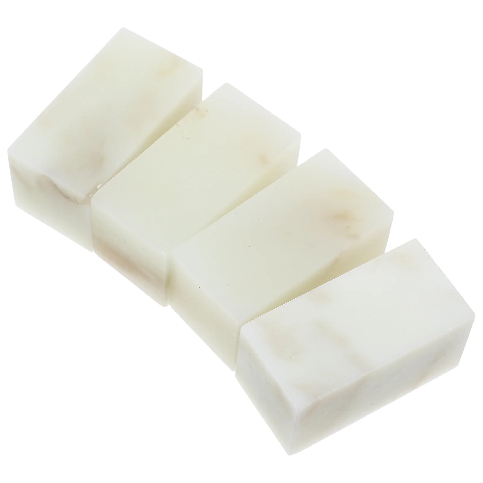 

4pcs Guangxi Stone Blank Seal Carving Stamp For Diy Chinese Name Calligraphy Painting Craft Asian Stationery Art Supply