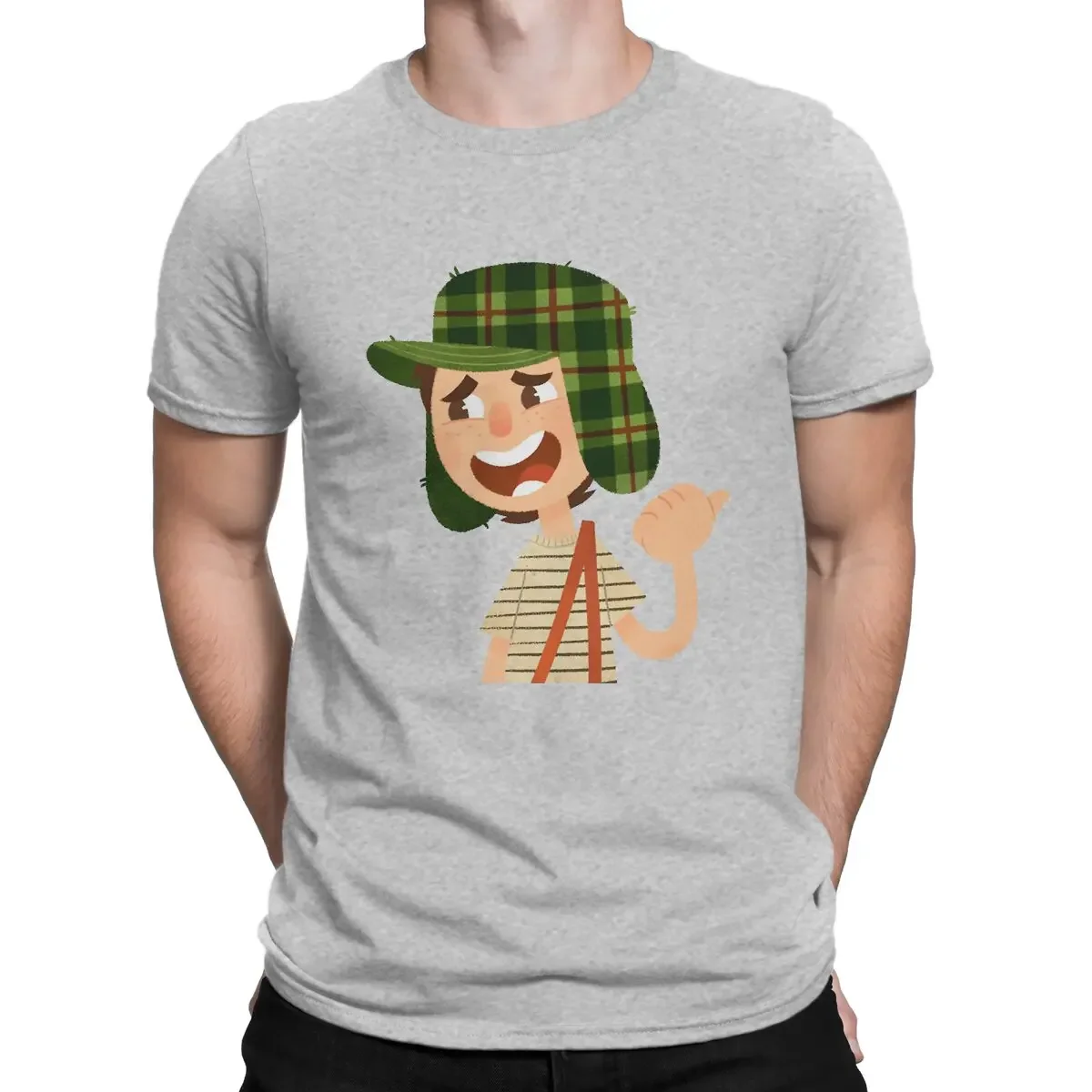 Graphic Streetwear New  El Chavo animado Man TShirt Main Character Individuality T Shirt Trend manga vintage anime clothes 2024