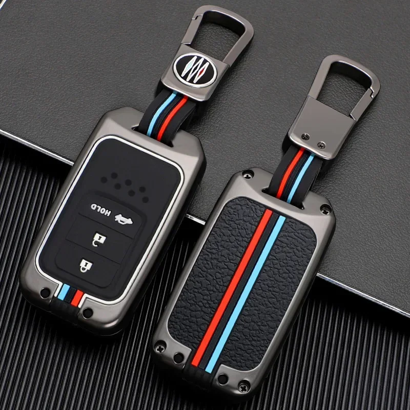 

Zinc Alloy Car Key Case For Honda Fit Lucky Vezel City Civic Jazz BRV HRV Shuttle Gp8 19CRV Jade Freed Odyssey