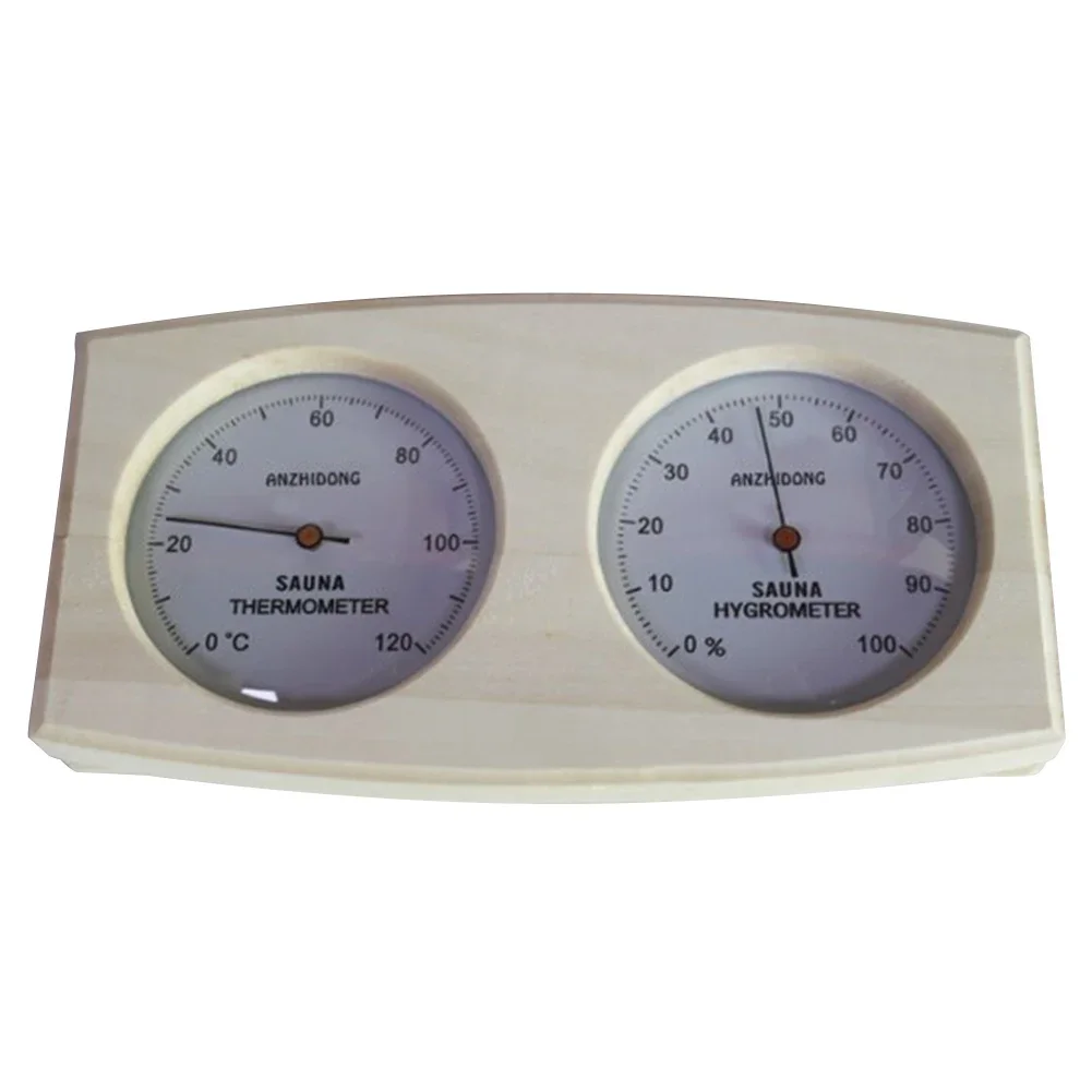 

Analog Display Meter Sauna Room Meter Battery-free Operation Analog Thermometer Hygrometer Household Thermometer