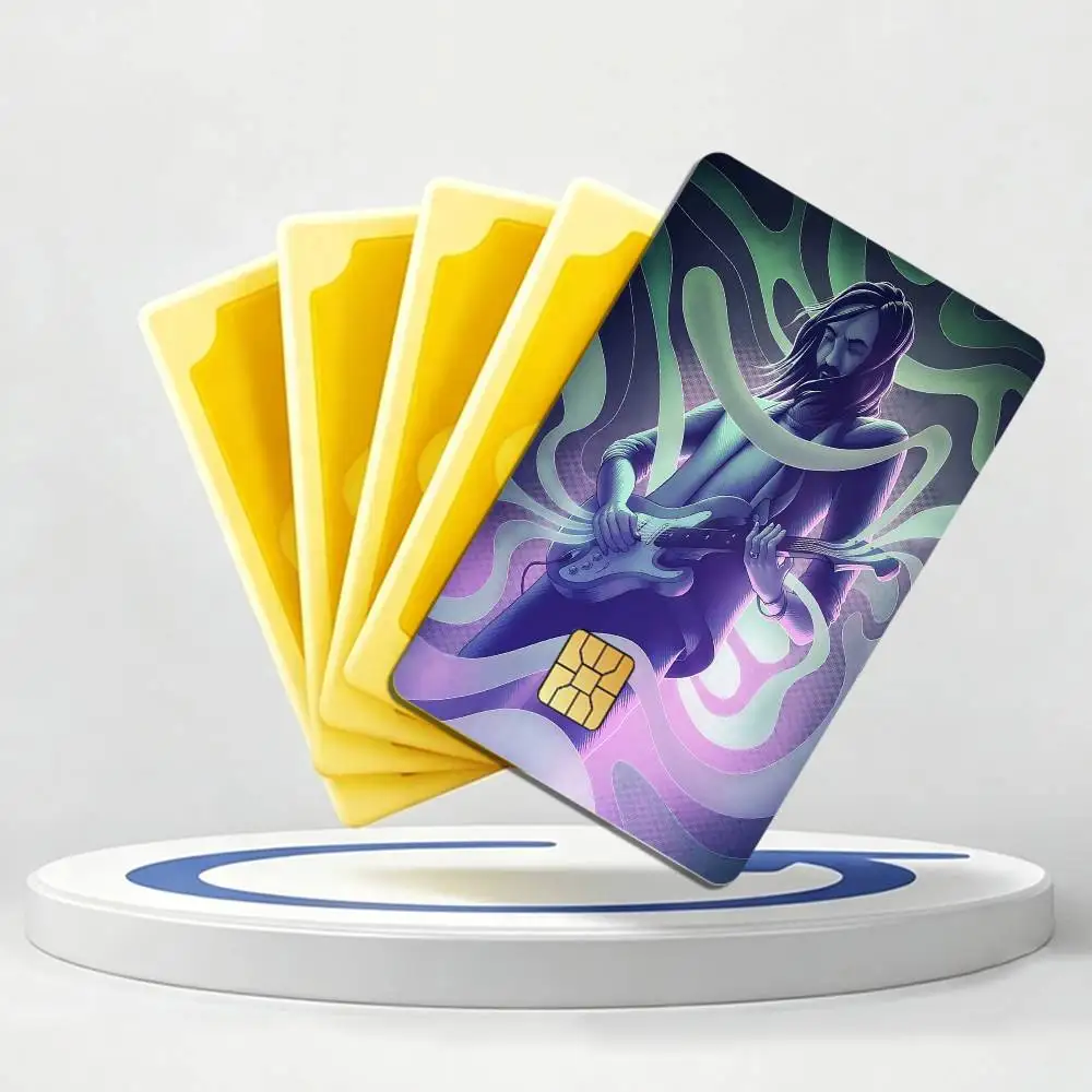 Tame Impala-Pop K-Kevin P-Parker Card Stickers for Bank Access Protective Waterproof Film Cover Sticker Gift