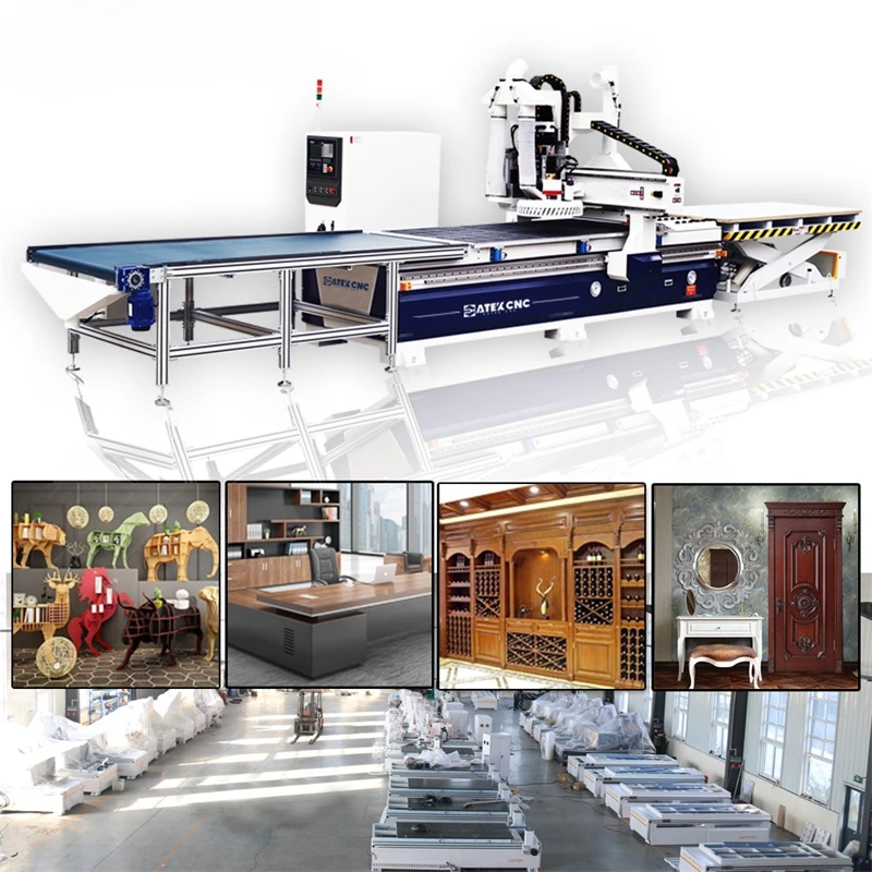 Multi-heads Wood Cnc Router 3d Cnc Router Machine 3d Carving 3 Axis 4 Axis Wood Cnc Router