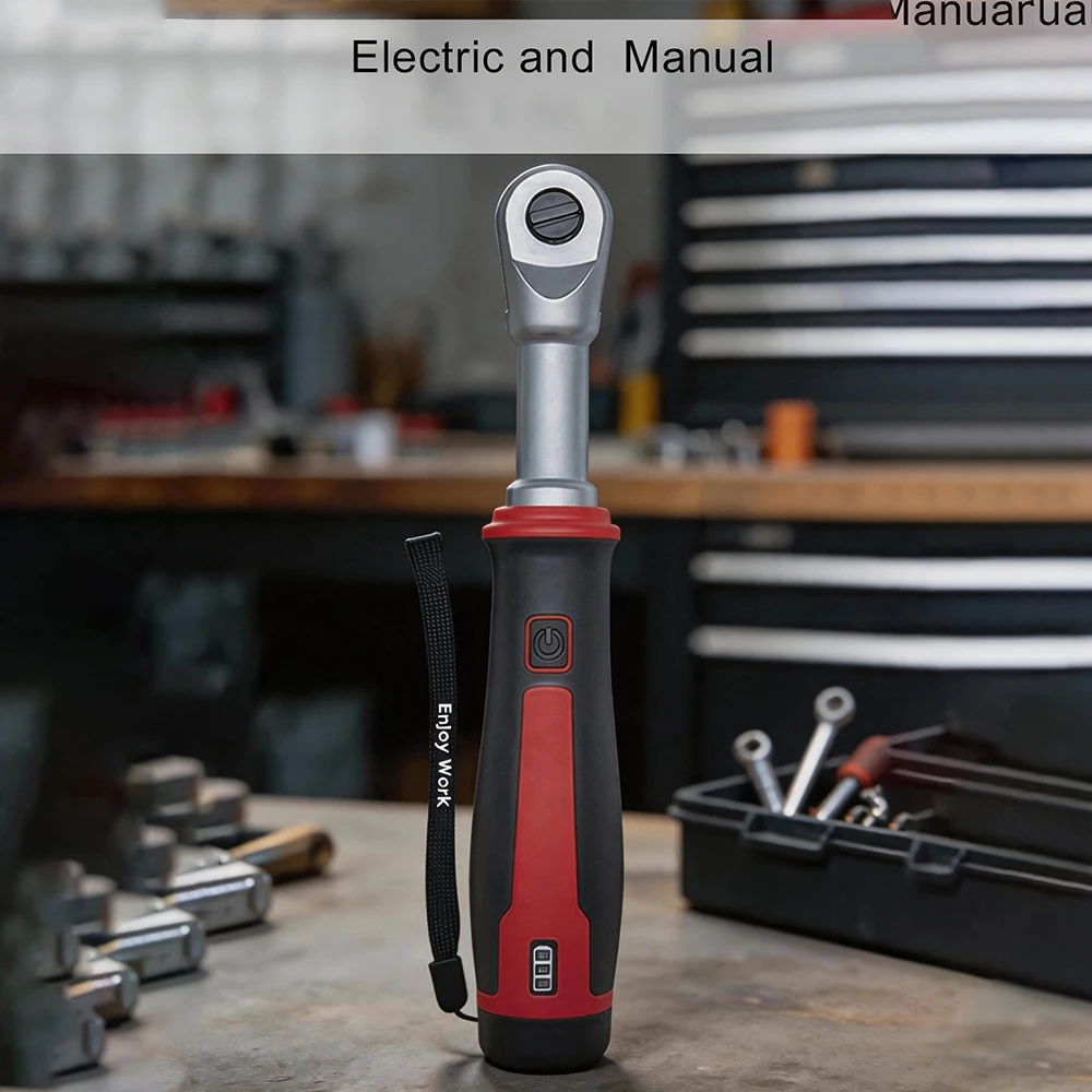 3.6V Ratcheting Electric Wrench Type-C Rechargeable 1/4 Drive Socket for Automotive Repair Home Maintenance DIY Project