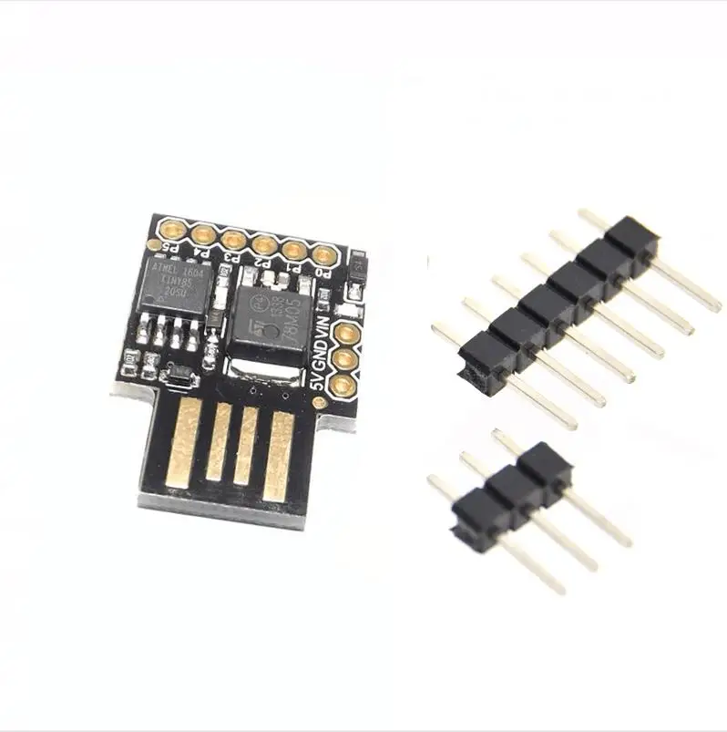 Attiny85 Micro USB Development Board Black