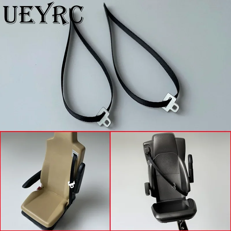 2pcs RC Truck Simulation Cab Driver Seat Belt for 1/14 Tamiya Tipper SCANIA 770S 56368 VOLVO ACTROS BENZ MAN LESU Model Car DIY