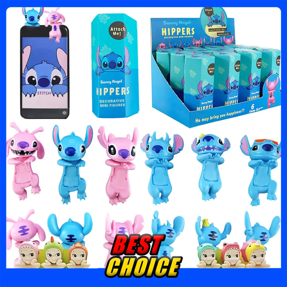 

Stitch Angel Surprise Blind Box Party Angel Cute Anime Figures Christmas Doll Gifts for Kids Toys Collectible Disney Stitch