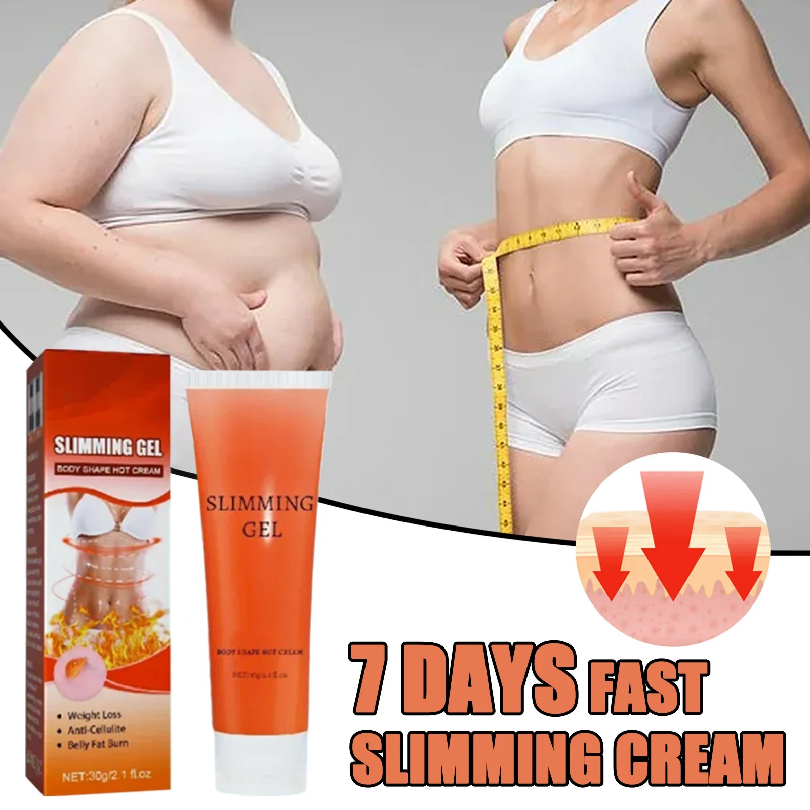 

Fat Burning Body Shaping 7 Days Efficient Weight Loss Firming Body Belly Thighs Arms