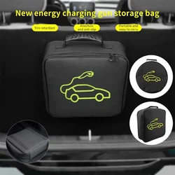 New Car Charging Cable Storage Bag Carry Bag For Electric Vehicle Charger Plugs Sockets Jumper Cable Equipment Container Storage