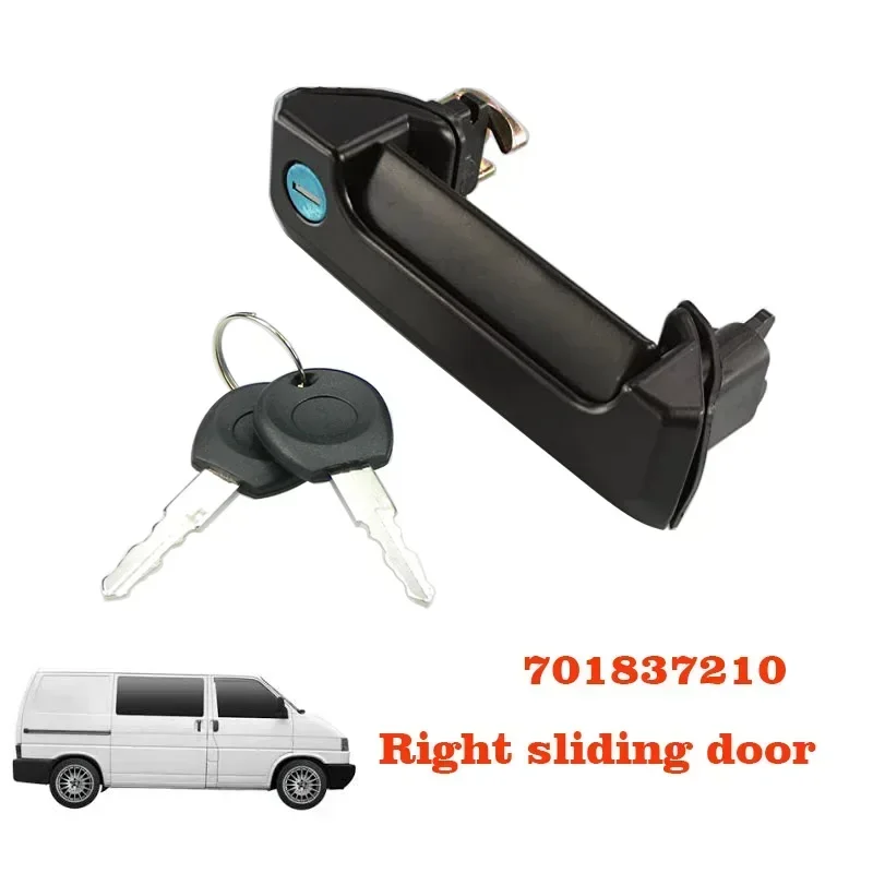 OUTSIDE DOOR HANDLE SIDE SLIDING RIGHT FOR VW TRANSPORTER T4 701 837 210  701837210