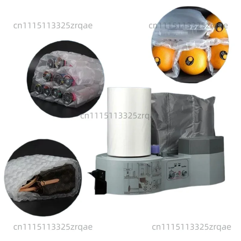 Winding Air Cushion Machine Inflatable Cushion Packaging Machine 20 40 Express Packaging Bubble Bag Inflator WIAIR-1000