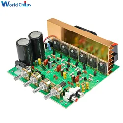 DX-2.1 Large Power Audio Amplifier Board AC 18-24V High Power Subwoofer 3×80W Dual Channel Output Sound AMP Machine Board