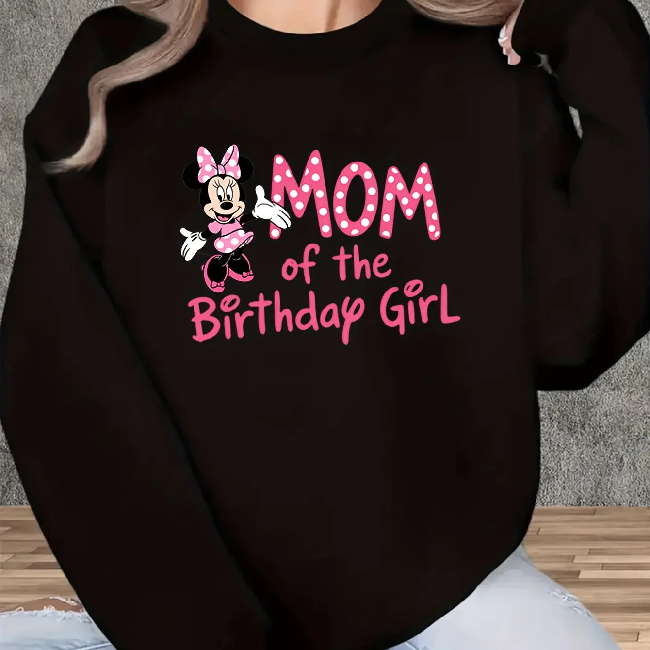 

Пуловер с Микки Маусом Диснея, модный свитер унисекс с круглым вырезом, осенне-зимний флисовый повседневный уличный свитер