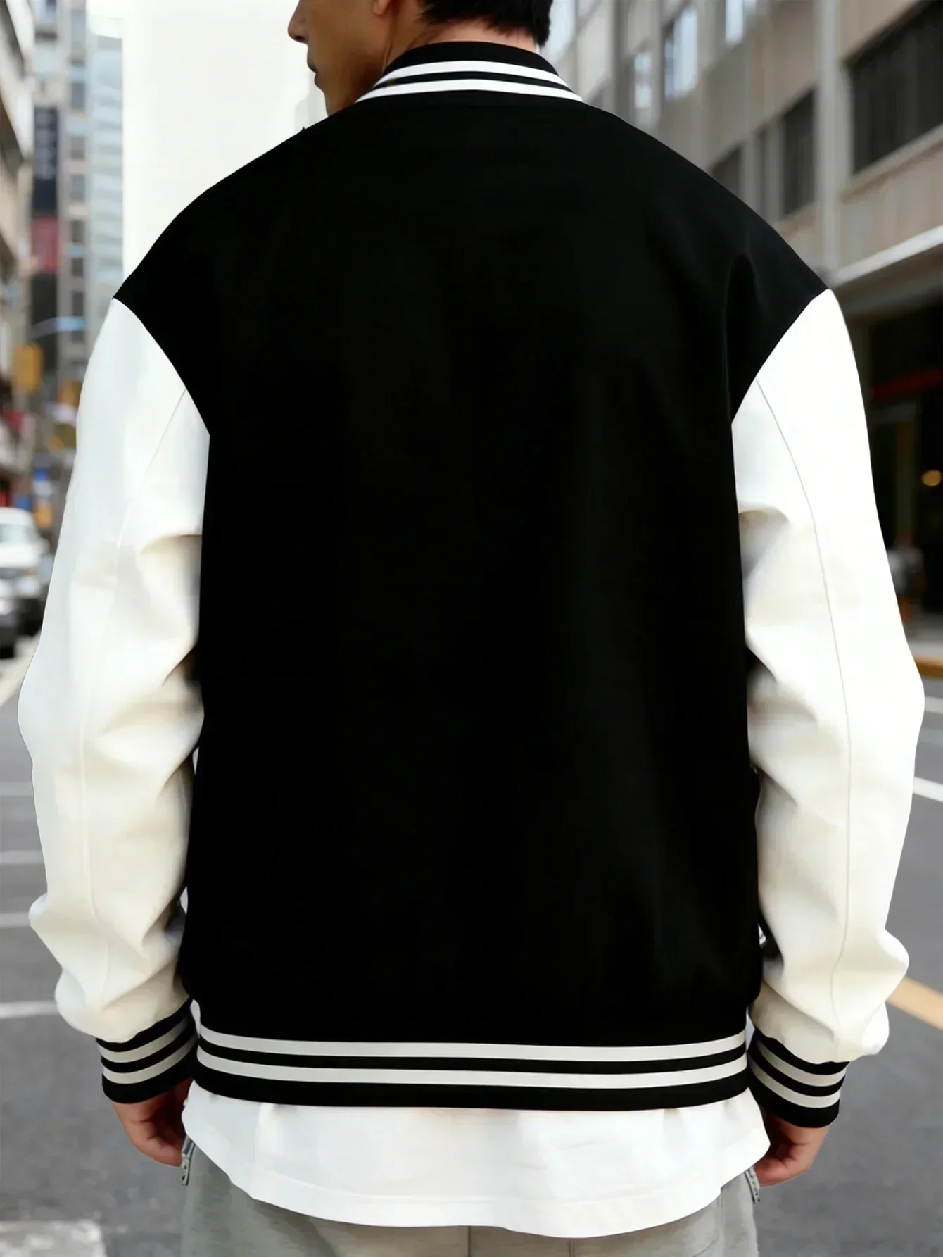 Hot selling men's baseball jacket with New York pattern print - casual daily wear, autumn and winter new product jacket, unisex