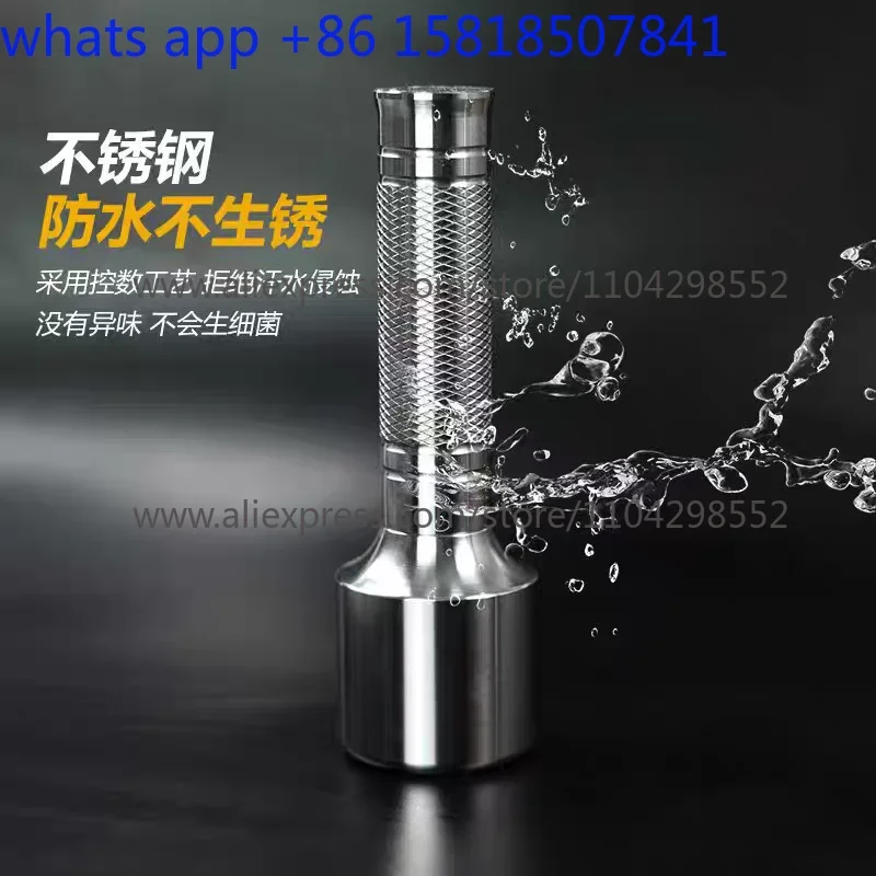 Wrist strength single head dumbbell stainless steel hammer bell men's skill improvement comprehensive training