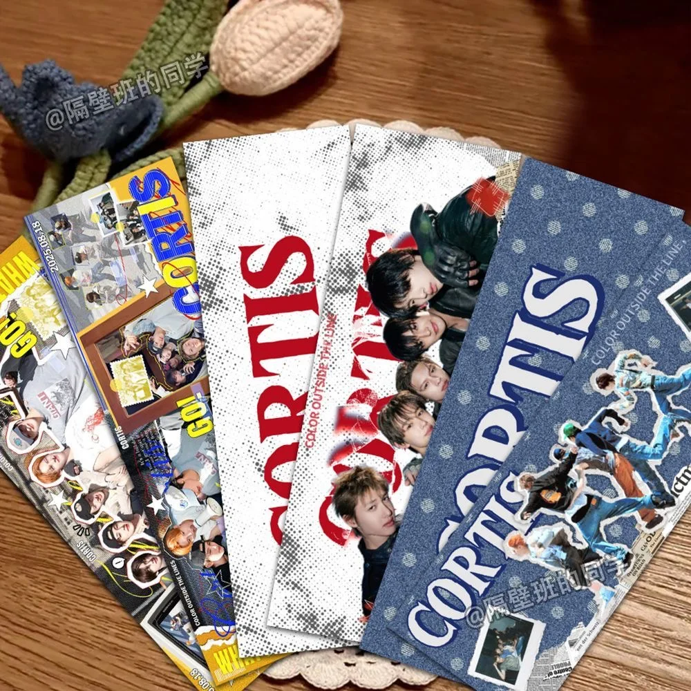 16PCS CORTIS Kawaii Korean KPOP Album Photo BookMark Aesthetic Exquisite Idol Photo BookMark for Kpop Fans Collection