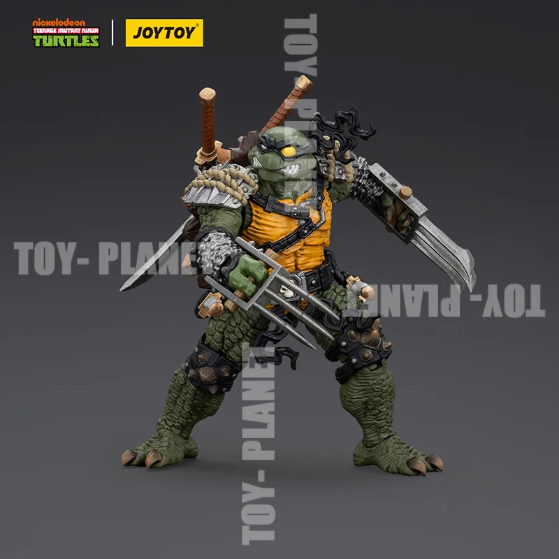 【Presale】Joytoy 1/18 Tmnt-Slash Turtles Action Figure Anime Toy Collectible Model Ornament Figrine Statue Customized Gift Toys