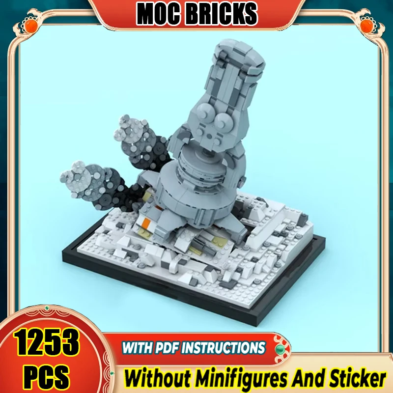 

Popular Star Movie Model Moc Building Bricks Snowspeeder Escape Technology Modular Blocks Gifts Christmas Toys DIY Sets Assembly