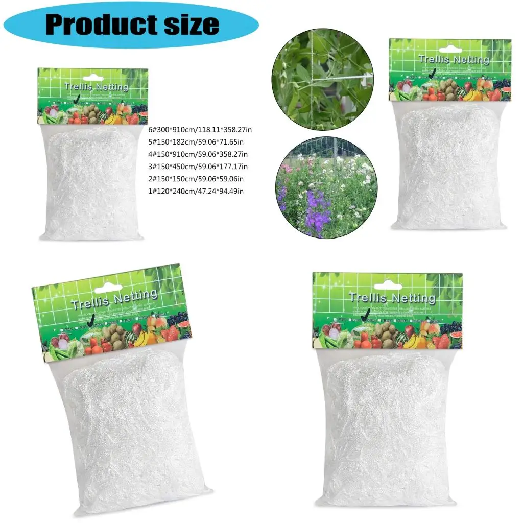 Reusable Vegetable Support Meshes Garden Plant Climbing Hydroponics Net high quality