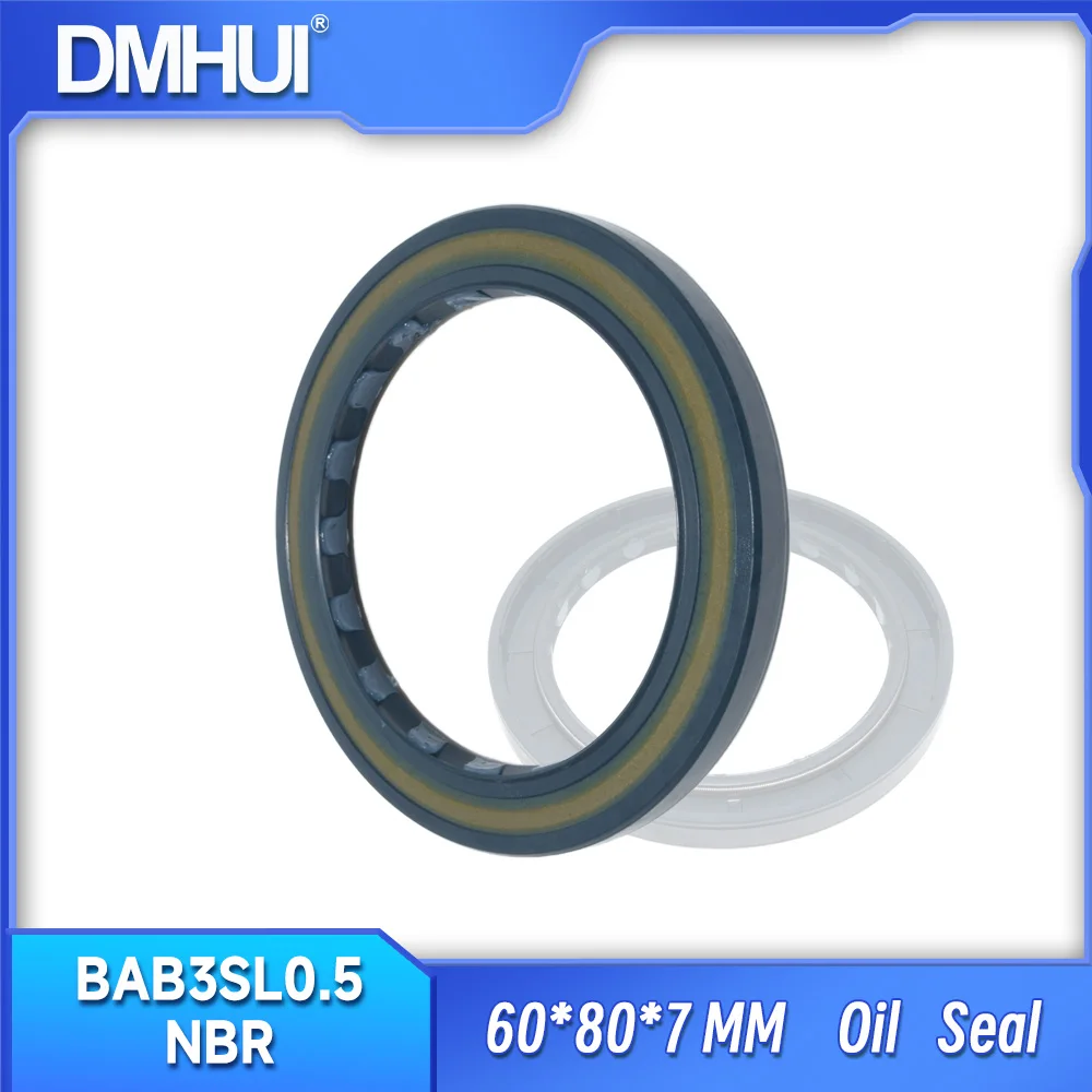 

Высоконапорное скелетное уплотнение 60x80x7 мм из NBR резины - уплотнительное кольцо DMHUI BAB3SL0.5 для гидравлических насосов и двигателей