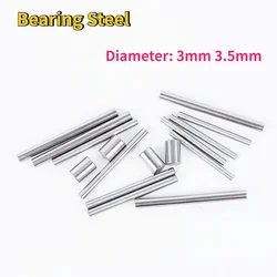 20-100pcs Bearing Steel Hard Shaft Needle Roller Dia.3mm 3.5mm Bearing Steel Cylindrical Pin Round Straight Pin Locating Dowel