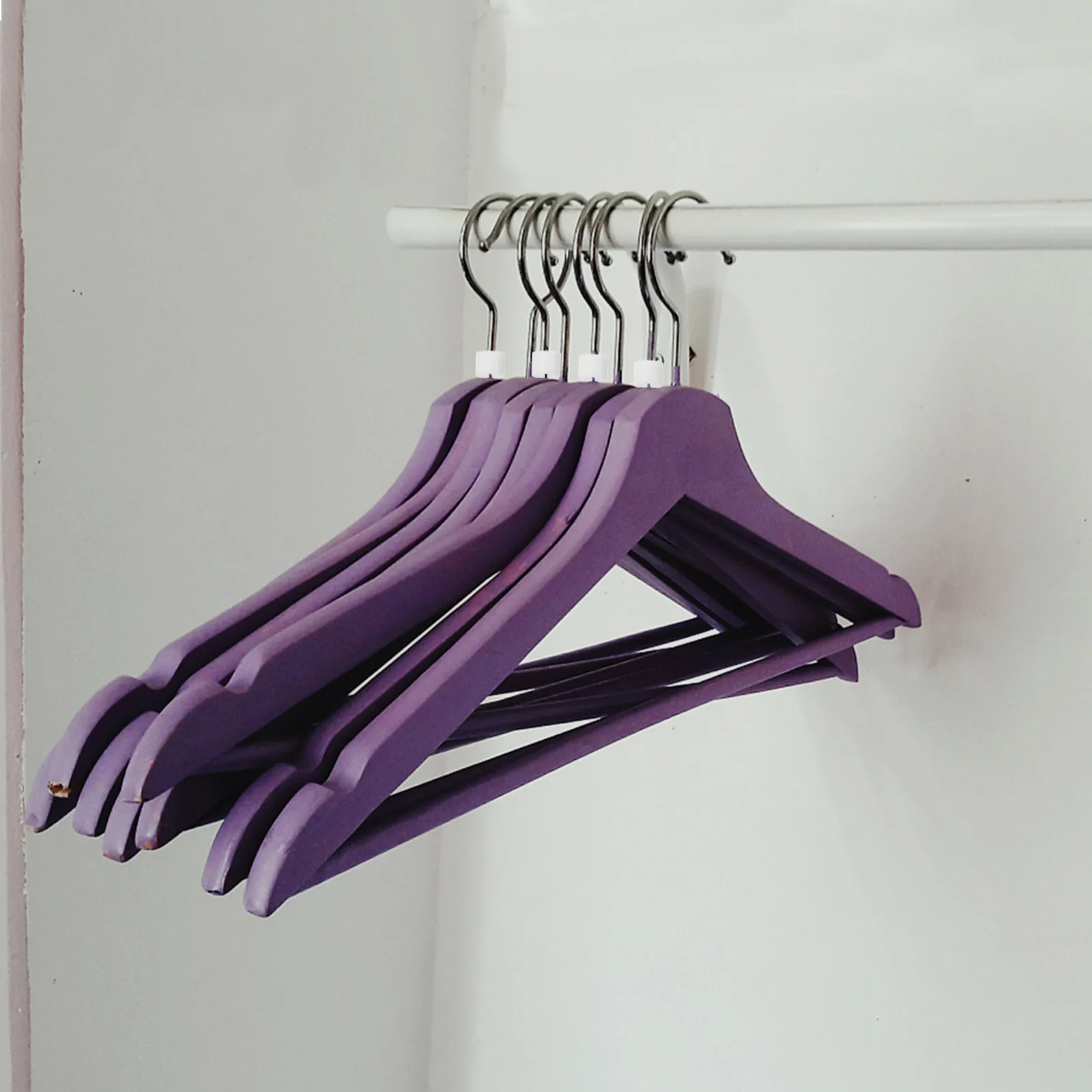 100Pcs Plastic Hanger Size Markers Smooth Edge Clothing Size Rings for Retail Garment Color Coding Closet