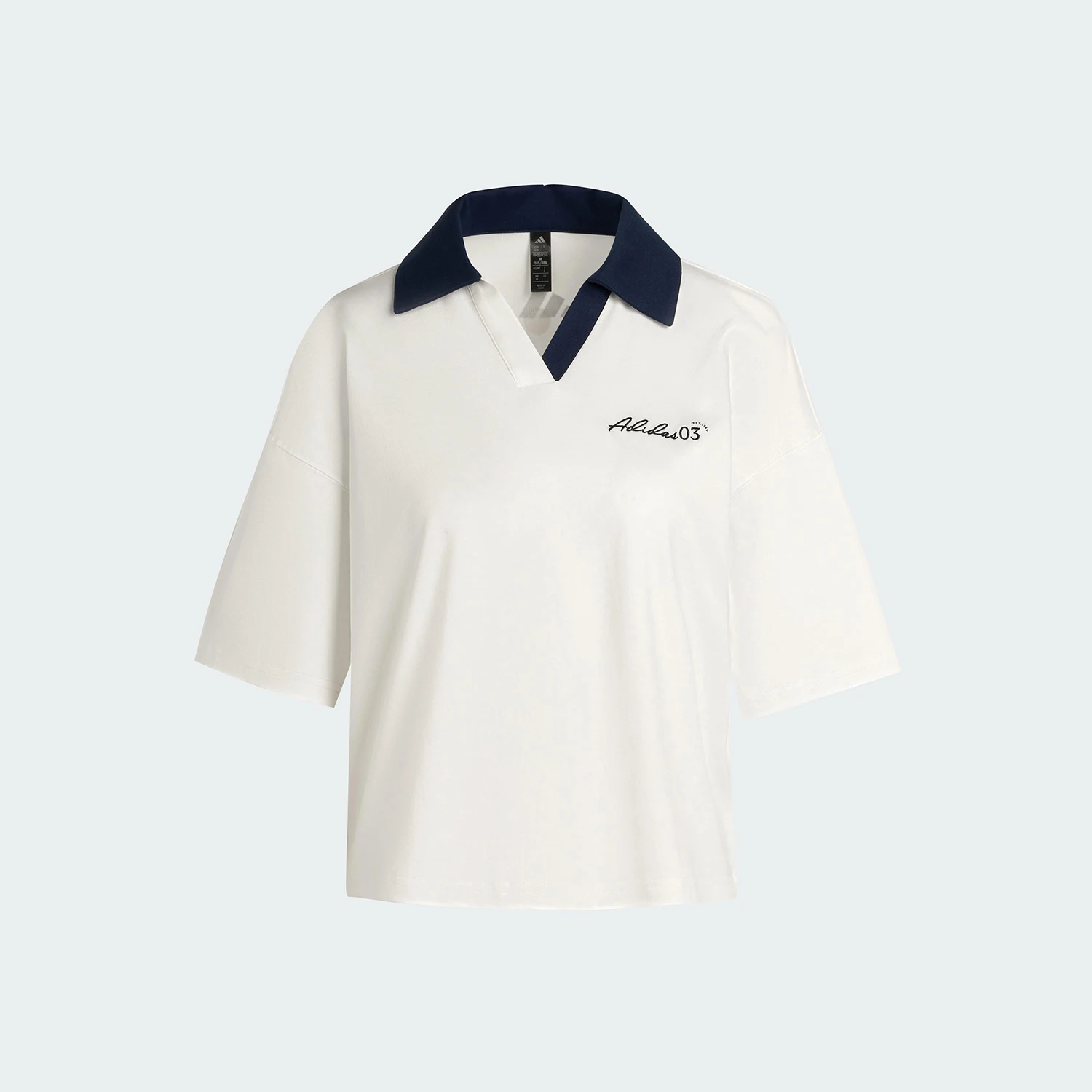 Adidas genuine summer women's minimalist polo shirt JM8789