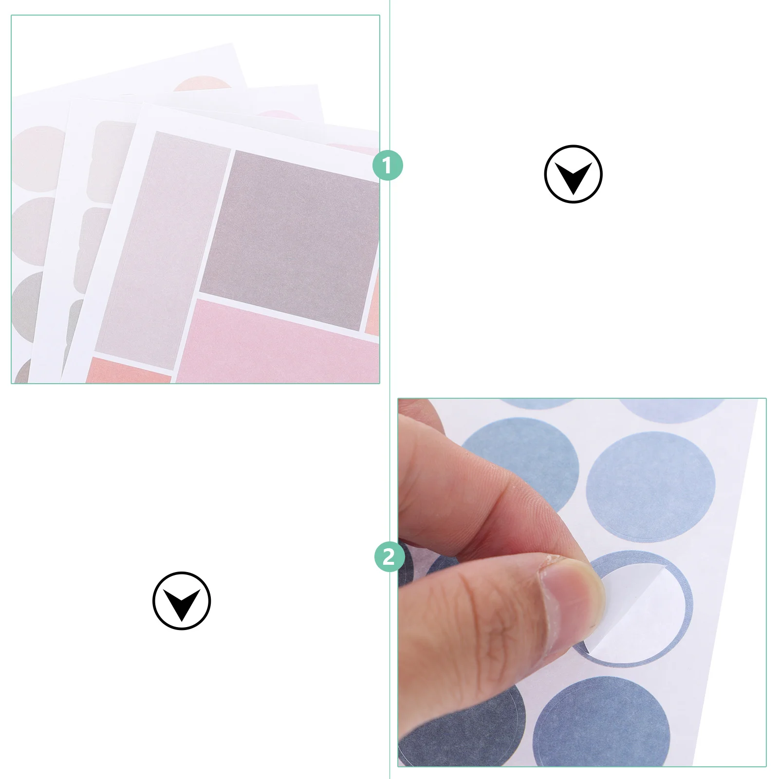 

Self-stick Notes Label Sticker Sticky Filing Tabs Page Flags Scrapbooking Stickers