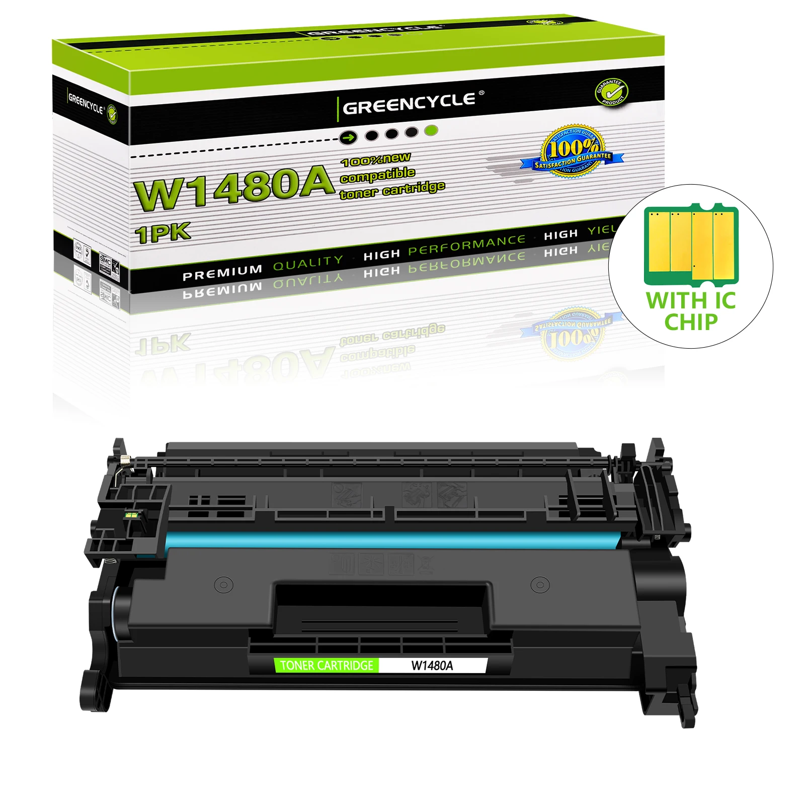 1-4 Pack W1480A 148A Toner Cartridge with CHIP Compatible for HP Laser Jet Pro 4001dw 4001dn 4001n MFP 4101fdw 4101fdn Printer