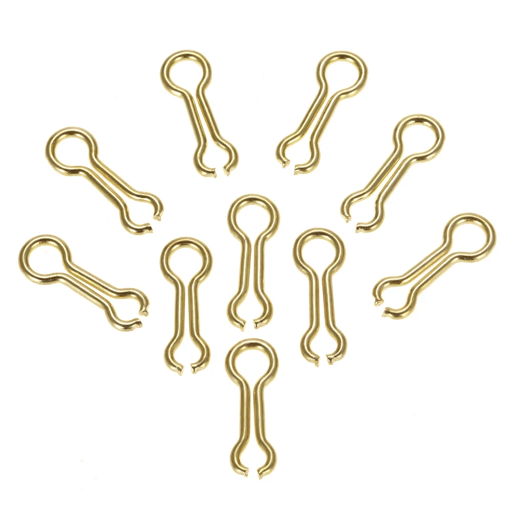 200PCS Messing Sinker Draht Auge für DO-IT Formen 15/17,5/2,5 cm Angeln Mithelfer Outdoor Angelgerät Werkzeuge Angeln – Detail 9