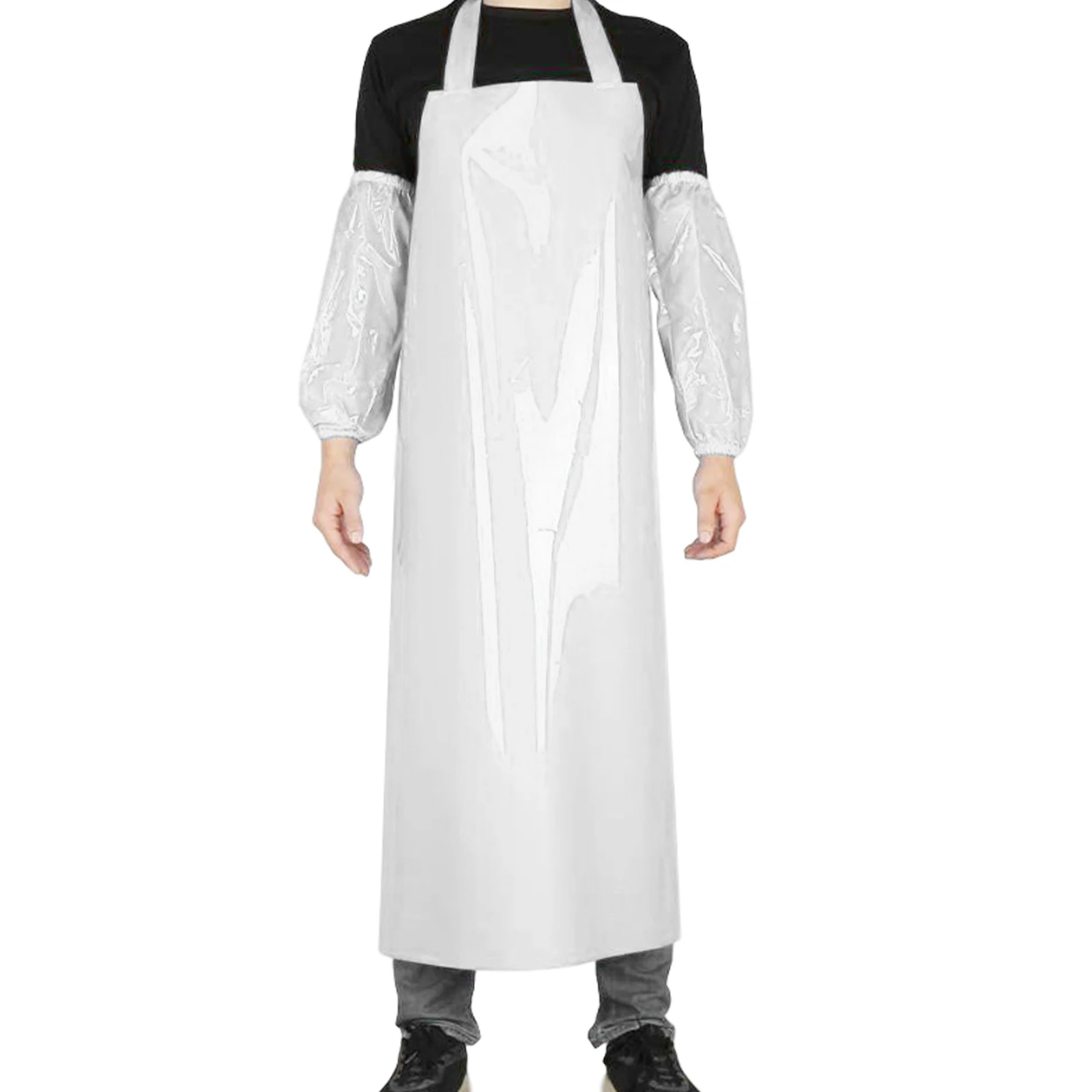 

Waterproof Apron Kitchen Acid Proof Cooking Apron for Food Service Hotel Restaurant Housework Clean Housework Supplies