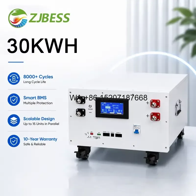 Wmwmnu for Solar Energy Storage Battery System 8000 Cycles Residential Backup Power 15kWh Horizontal Lithium
