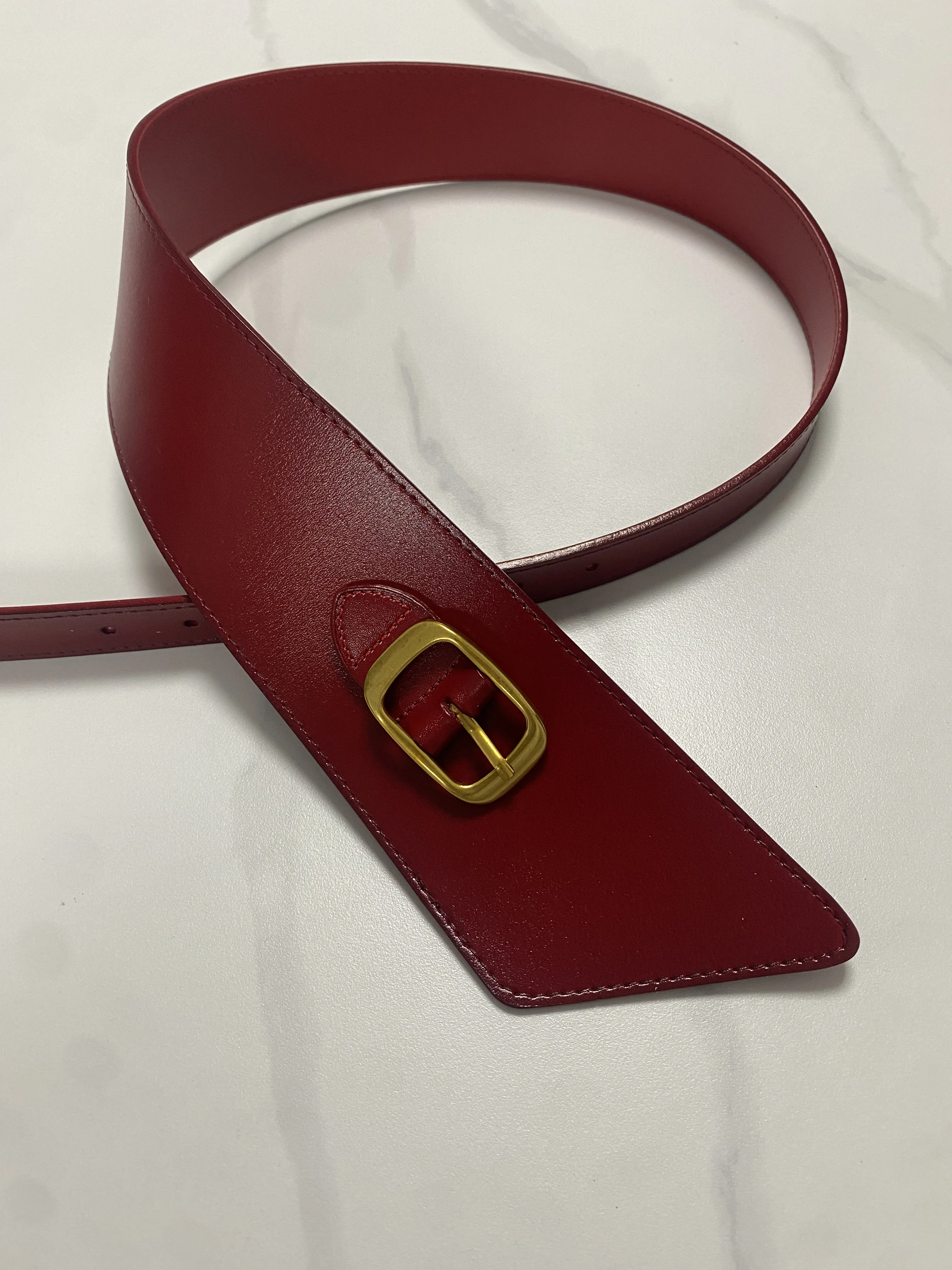 Pista da donna Moda Fascia da smoking in vera pelle Abito femminile Corsetti Cintura Cinture Decorazione Cintura larga TB1873