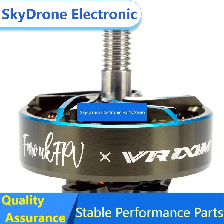 SkyDElRUSHFPV VROOM FaroukFPV SBANG 2505.5 FPV Motor, 4PCS Pack, 1500/1850/2000KV 6S Long Range Freestyle Brushless Motor