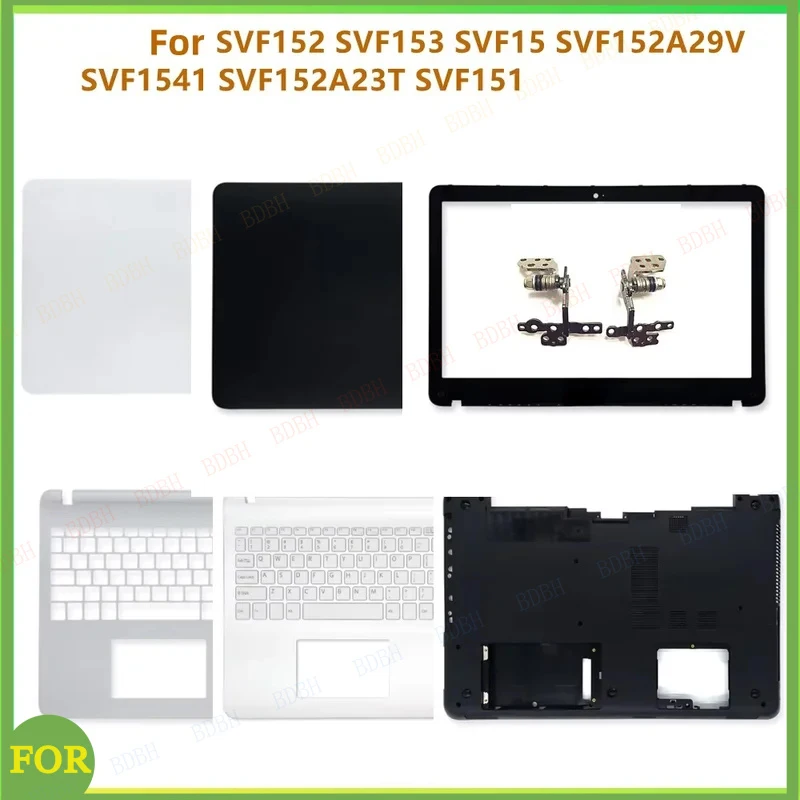 New Laptop LCD Back Bezel Frame Top Botttom Cover Case For VAIO SVF152 SVF153 SVF15 SVF152A29V SVF1541 SVF152A23T SVF151