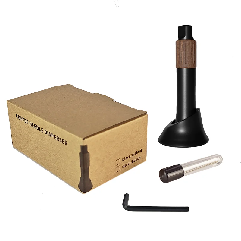 

WDT Tool Espresso Coffee Stirrer Needle with 6 Needles Magnetic Absorption Stand Barista Cafe Stirring Distribution Coffee Tool
