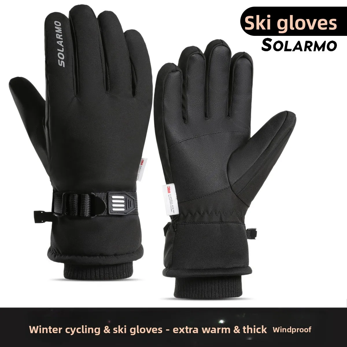 

Winter Cycling Gloves Waterproof Antislip Outdoor Sports Ski Cycling Motocycle Warm Gloves Unisex Moto Equipments Accessories