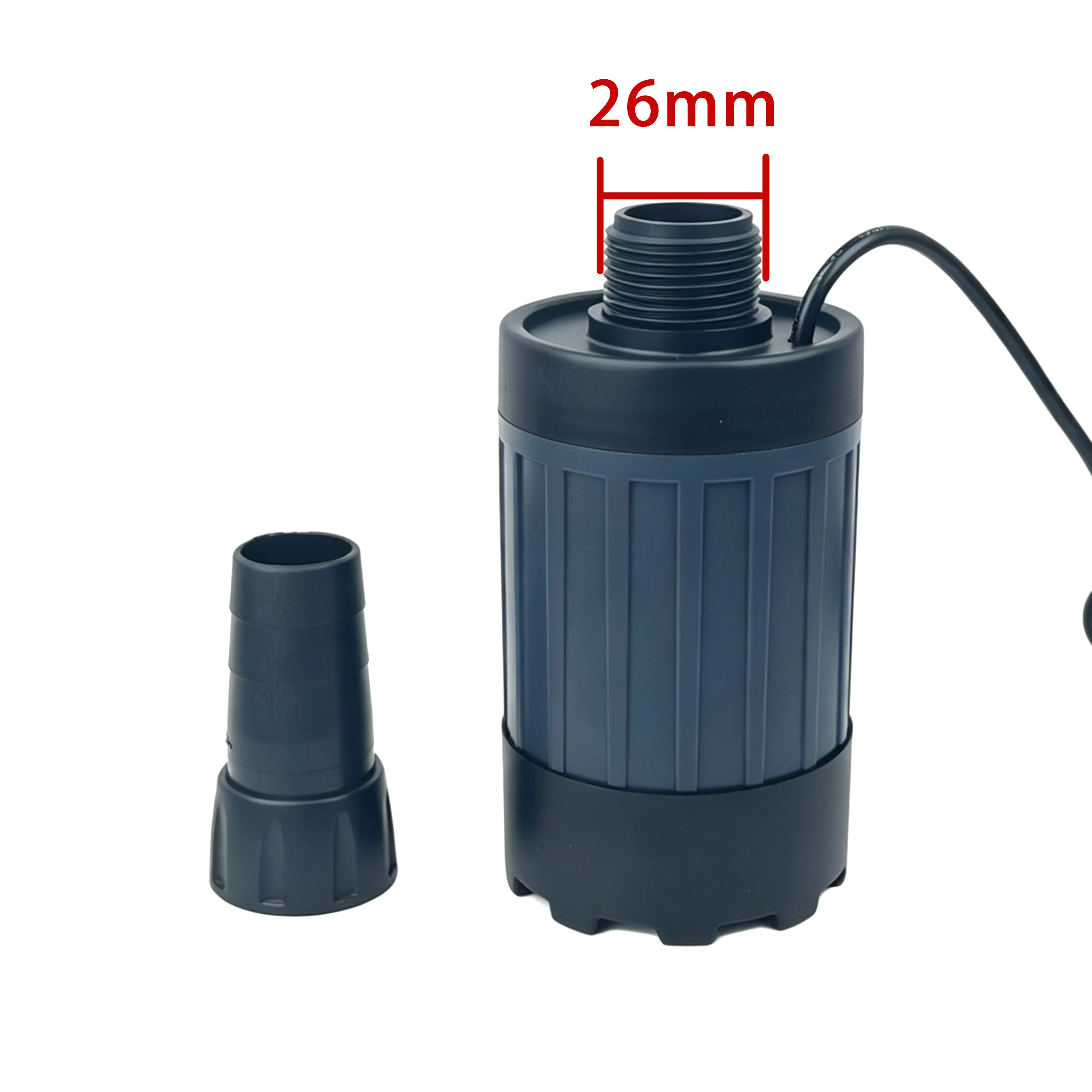 24V Brushless Direct-flow Aquarium Submersible Pump, 24V Water Pump, Low Water Level Bottom Sewage Suction Pump