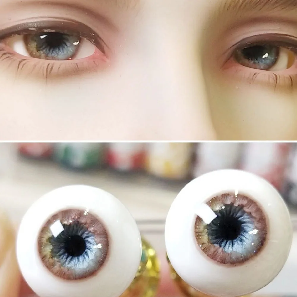 

Doll Eyes 12mm 14mm 16mm 18mm for BJD Doll Plaster Eyeball Accessories Handmade Girl Toys