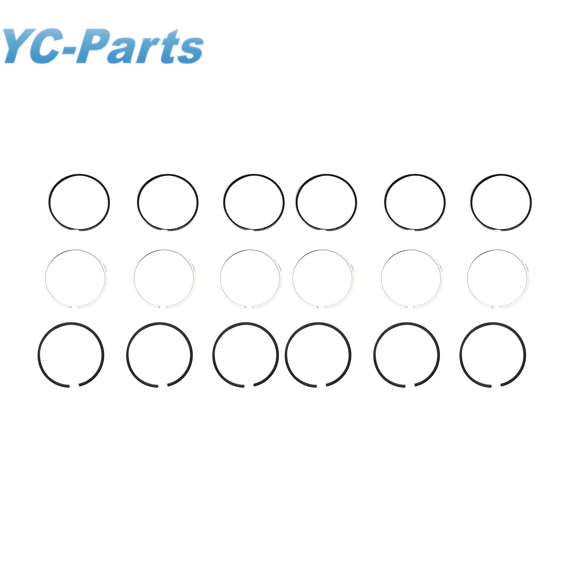 06E198151M Engine 81mm Piston Rings Set for AUDI A6 C6 4F2 2.4 Quattro Avant 4F5 2004-2008