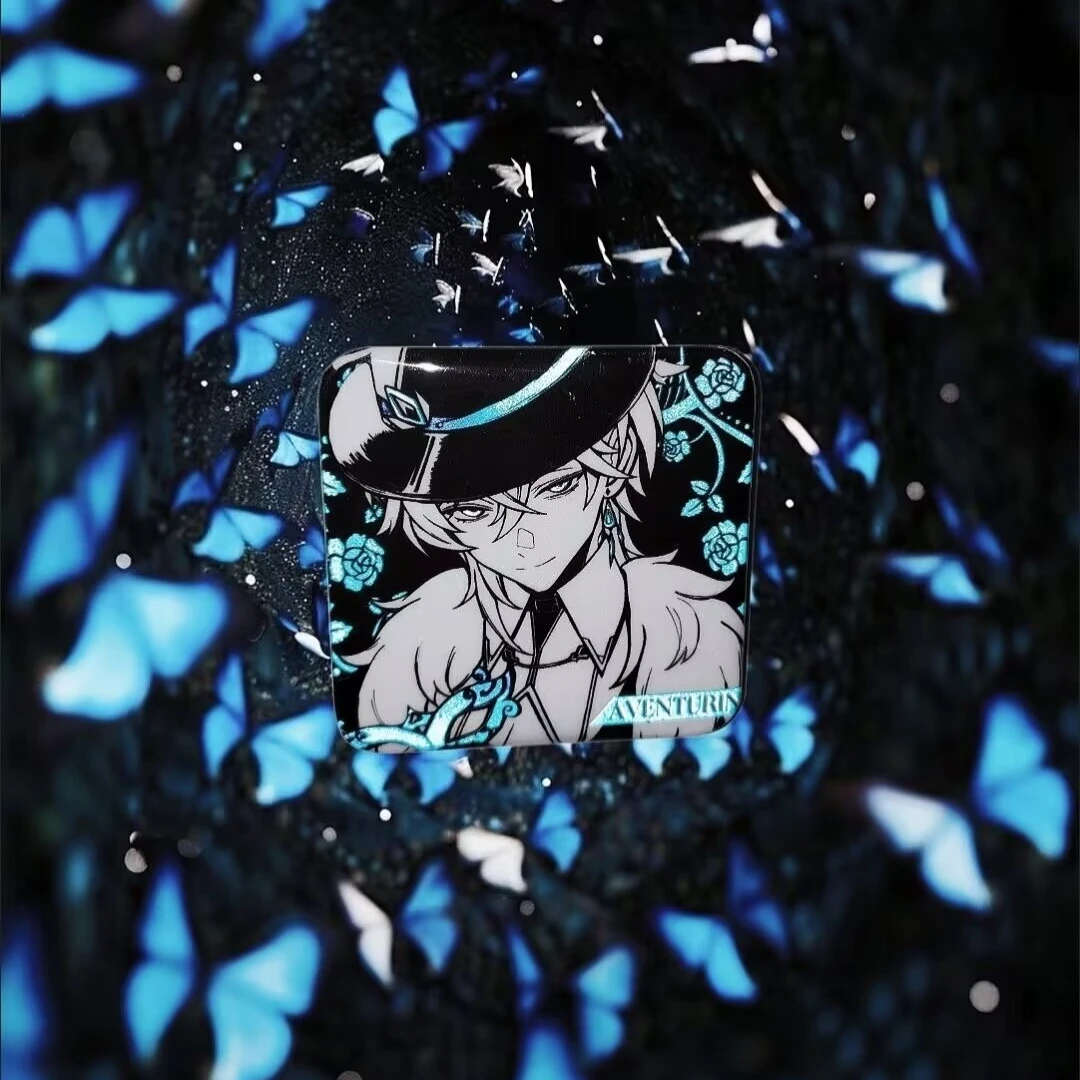 "Collapsed Star Sky Railway" عبارة عن حقيبة ألم جميلة من الذهب الرملي في الأحد مصنوعة من شريط مربع حول فن المعجبين