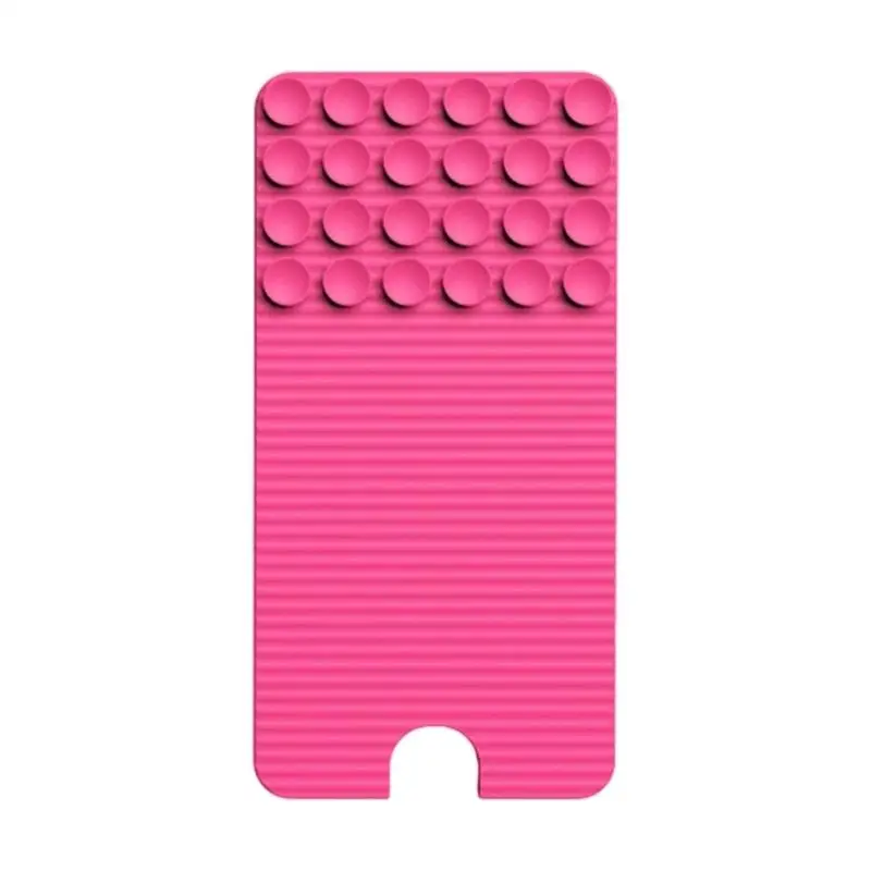 R53C Foldable Phone Stand For Office Home And Travel Use With Nonslip Base Flexible Silicone Phone Stand