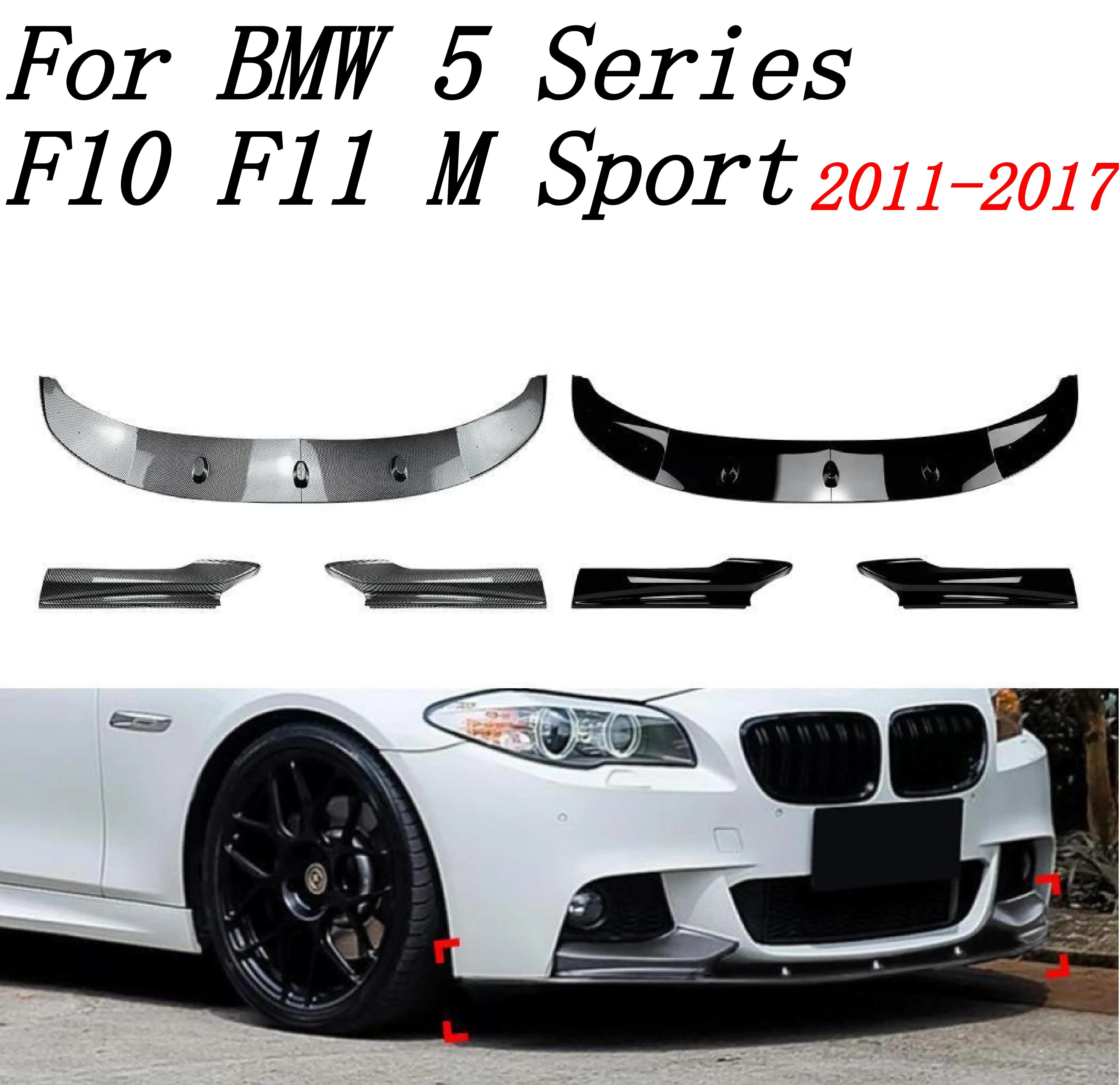 

Front Bumper Lip Splitter Diffuser Spoiler Bumper Guard Protector Accessories For BMW 5 Series F10F11 M Sport 2011-2017 Spoiler