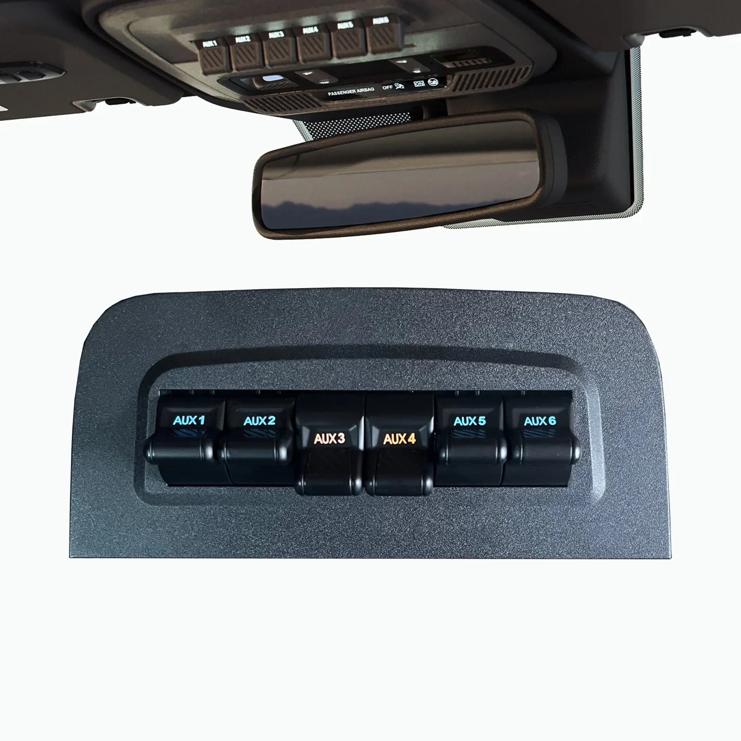 

Availiable Auxiliary Upfitter Switches compatiable with Bronco 2021-2024 Super Duty F150 F250 F350 F450 F550 21-24