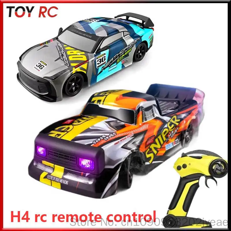 H4 Professional Rc Remote Control Car Four-Wheel Drive High-Speed Drift High Horsepower Off-Road Climbing Toy Racing Car For Adu