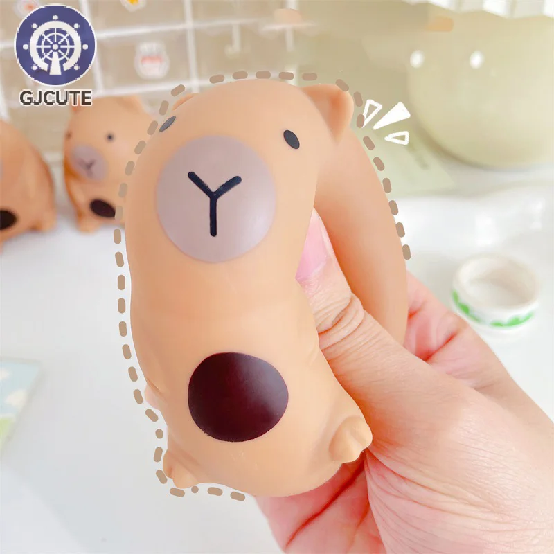 Cute Cartoon Capybara Mochi Pinching Toy Squishy Toy Slow Rebound Decompression Toys Stress Release Hand Relax Gifts