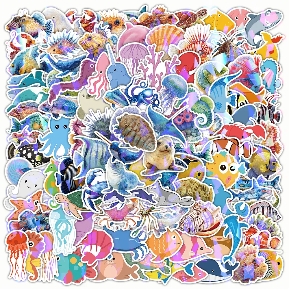 203 Pieces Marine Life Stickers - Decor for Journals, DIY Crafts & Projects Giajar Sticker Store